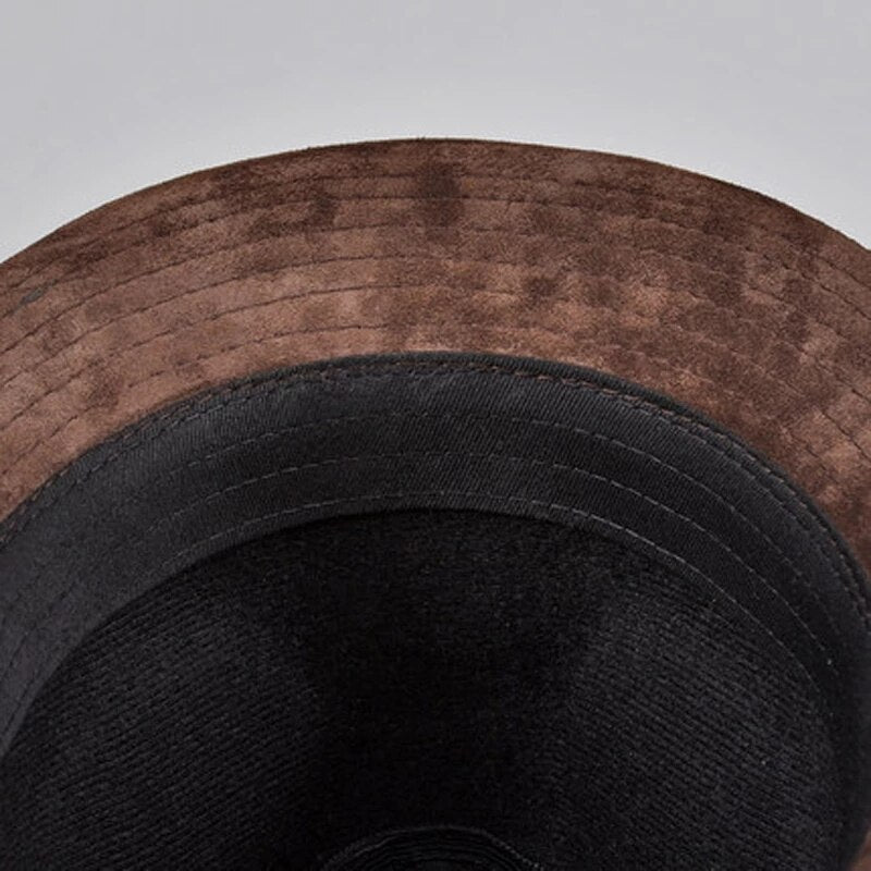 Suede Leather Cowboy Hat