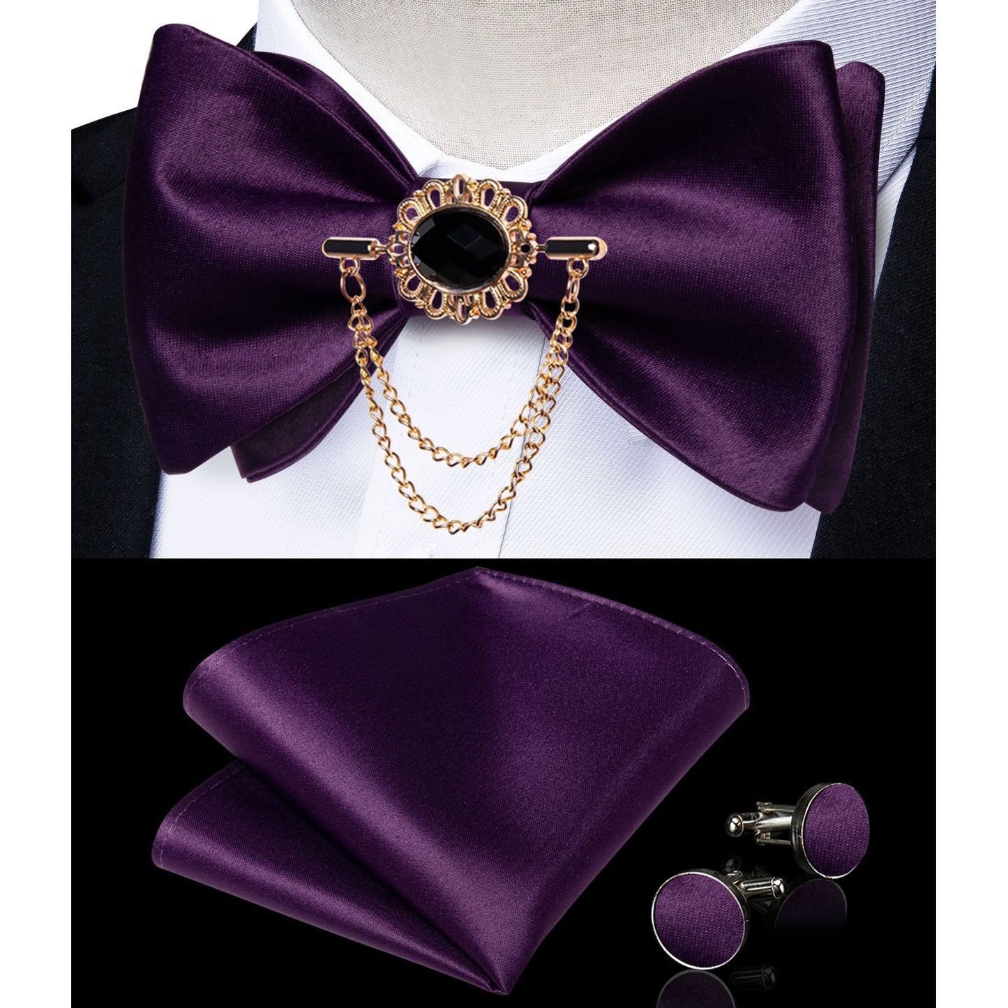 Exqusite Mens Self-tie Bowties Set