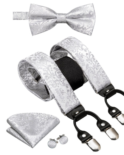 Luxury Bow Tie & Elastic Suspenders