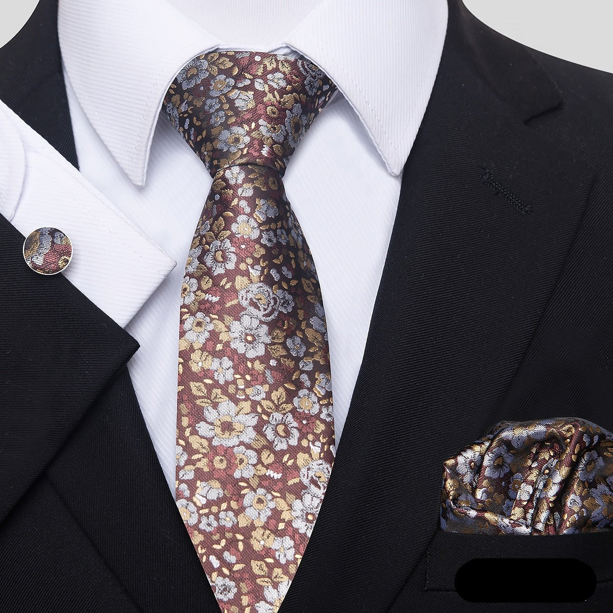 Classic Style Silk Tie Set