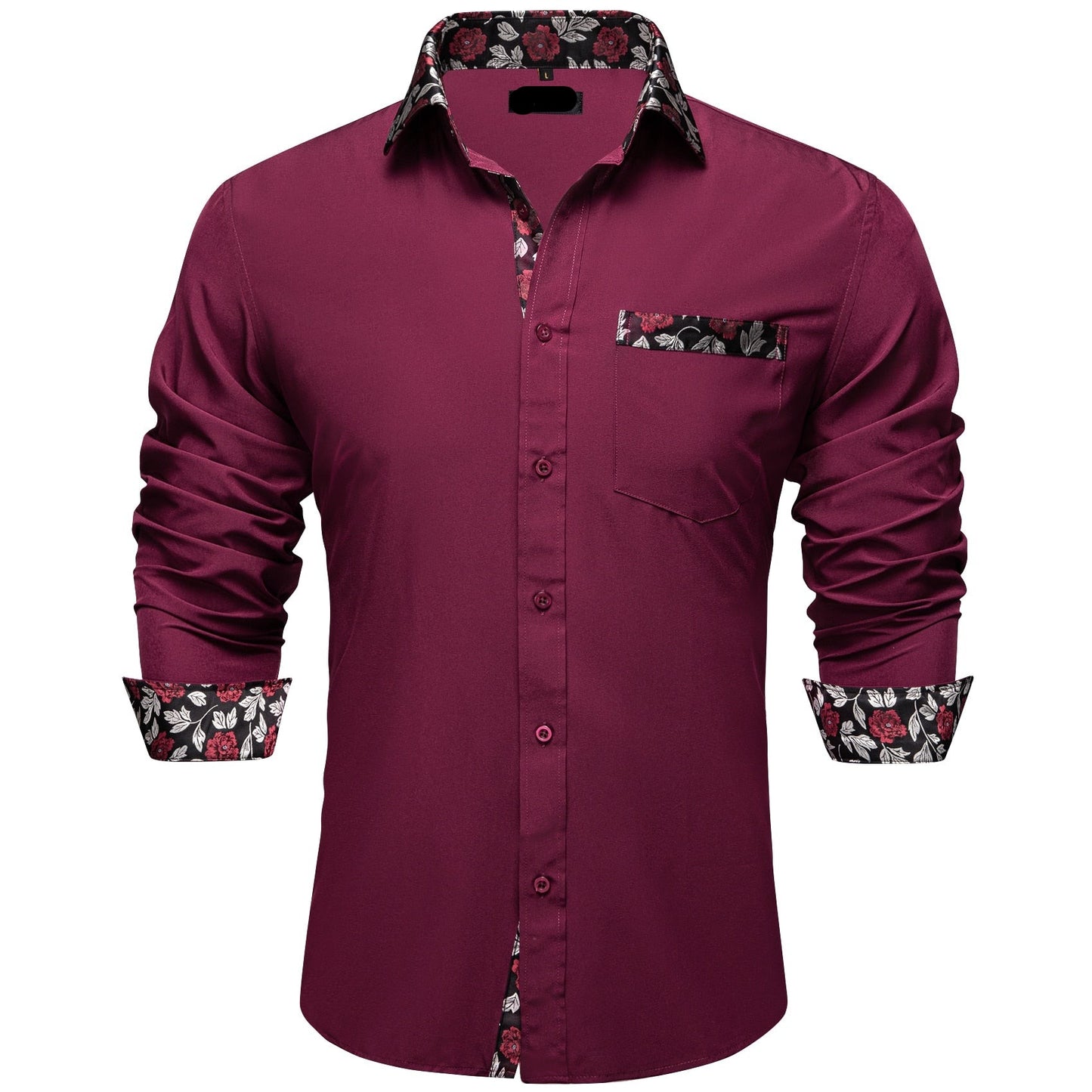 Mens Dress Shirt Long Sleeve