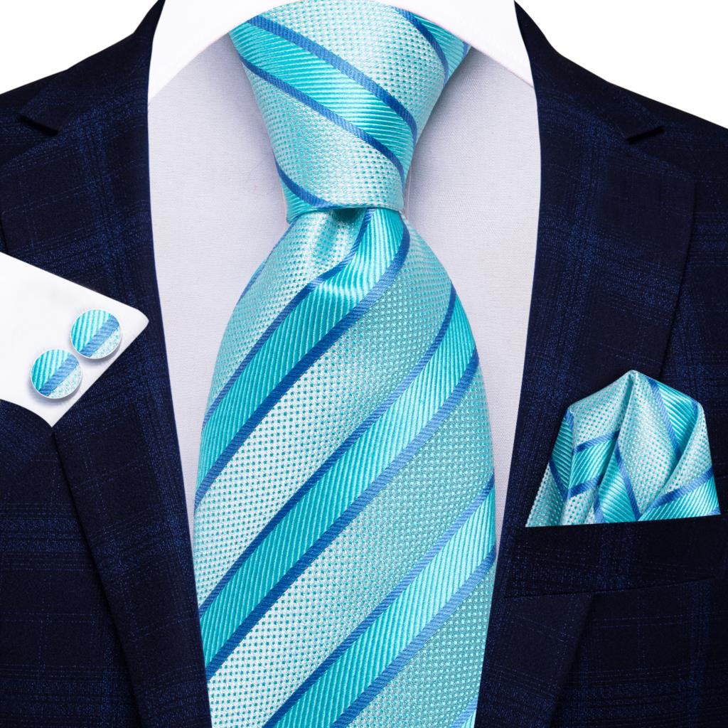 Blue Striped Novelty Tie