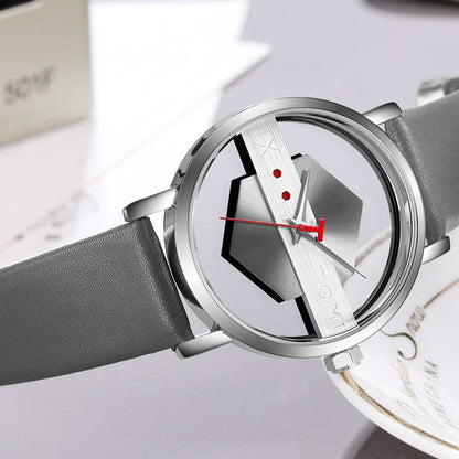 Creative Half Transparent Watch