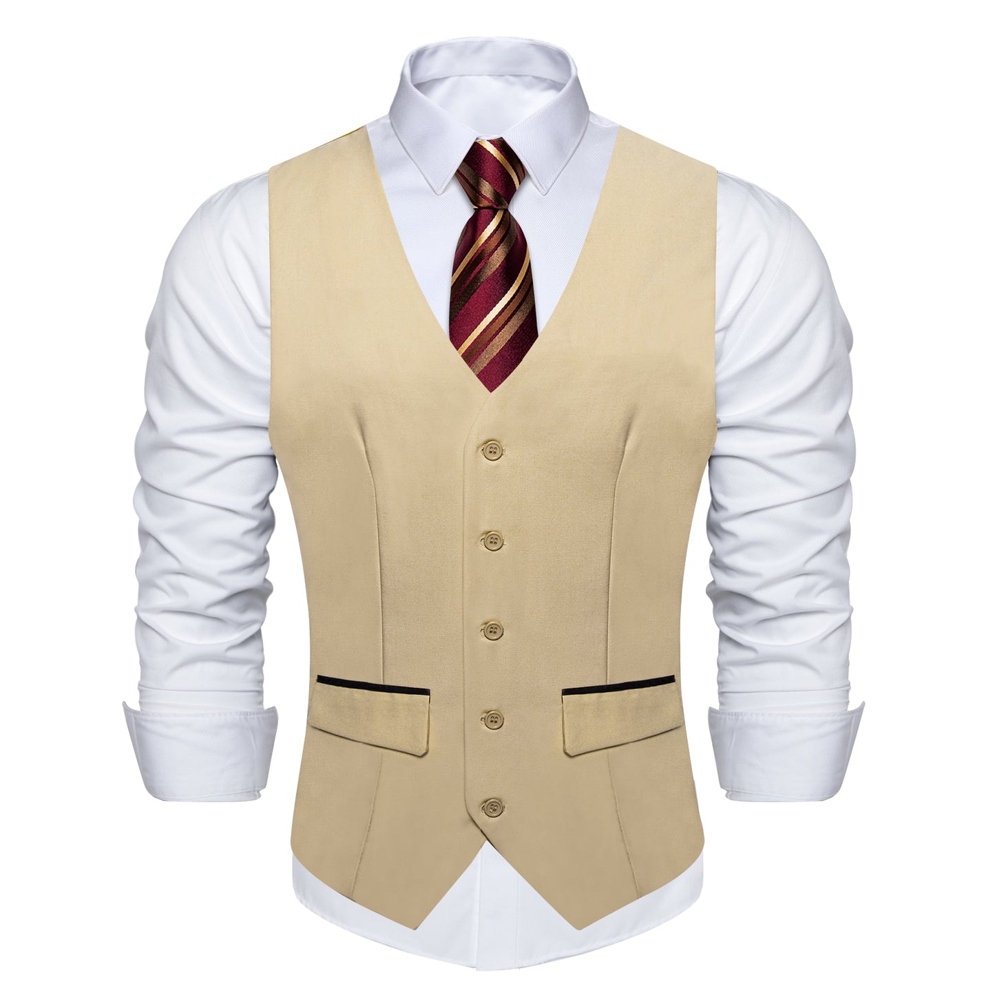 Slim Fit V-neck Vest