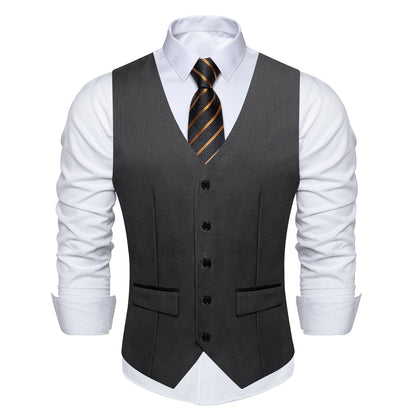 Slim Fit V-neck Vest