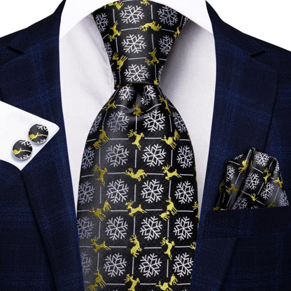 Fashion Plaid Silk Tie Set