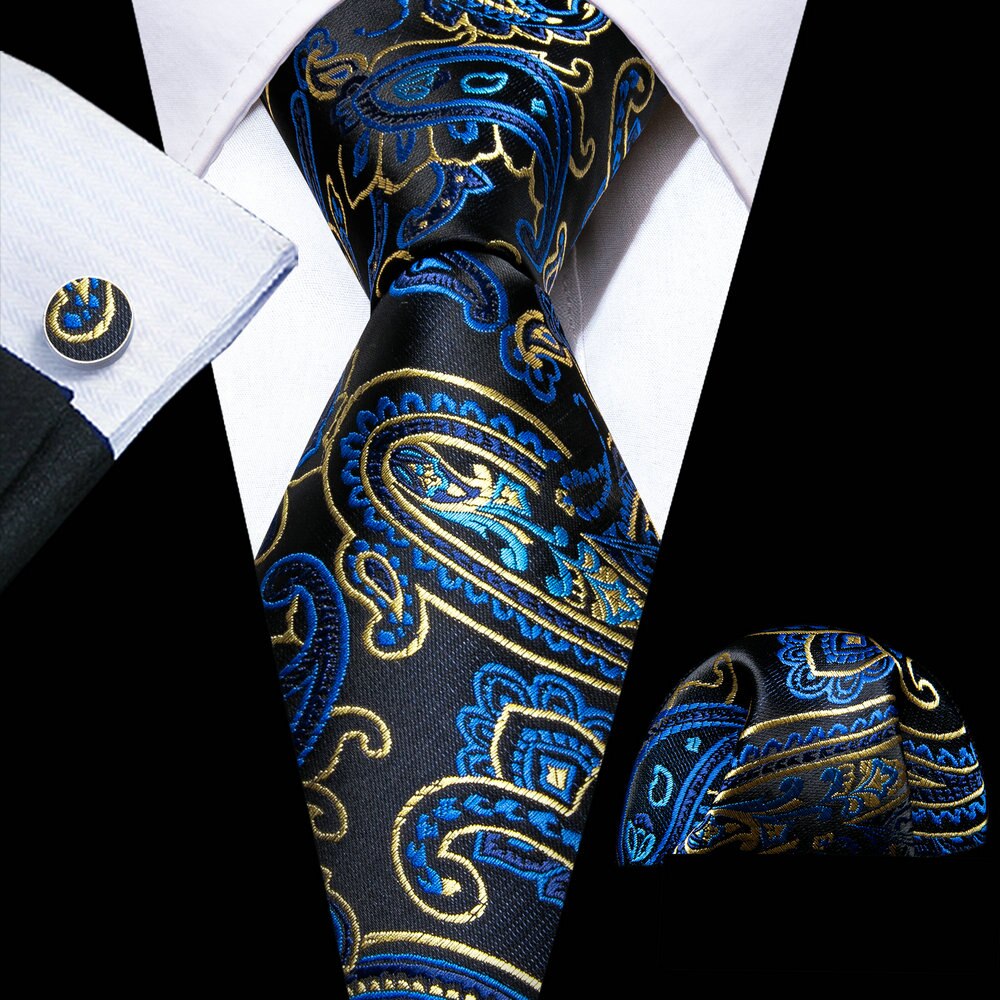 Floral Silk Tie Hanky Set