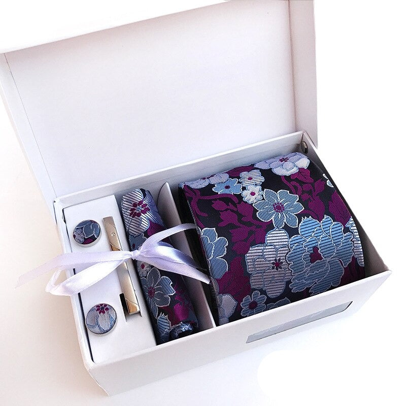 Men Ties Set Gift Box