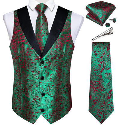 Mens Clothing Blazer Vest Set