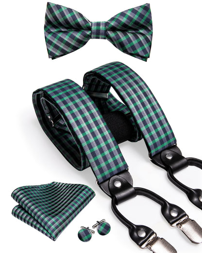 Luxury Bow Tie & Elastic Suspenders