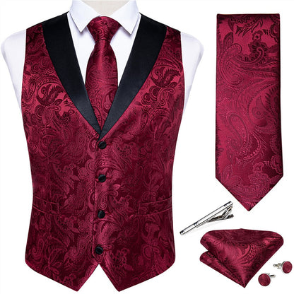 Mens Clothing Blazer Vest Set