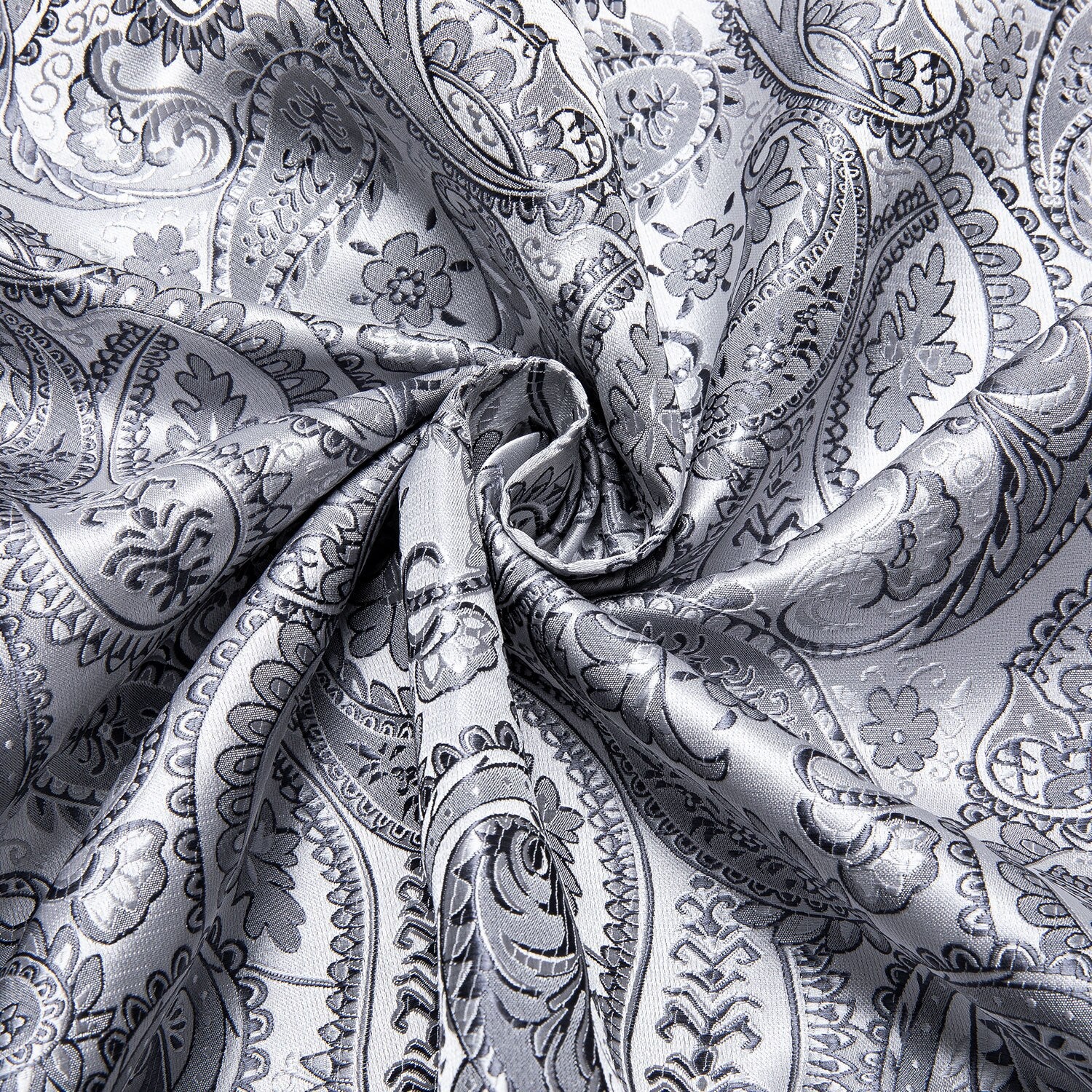 Long Sleeve Paisley Silk Shirts