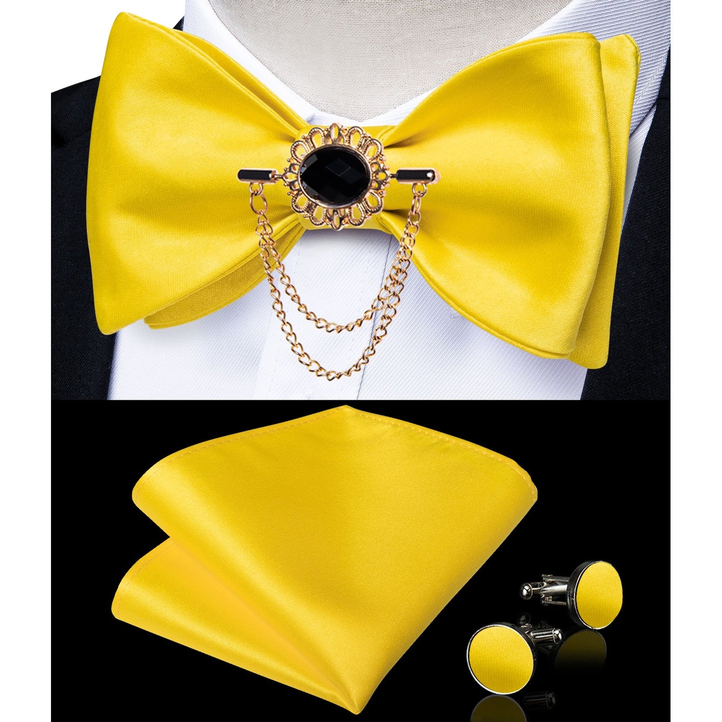 Exqusite Mens Self-tie Bowties Set