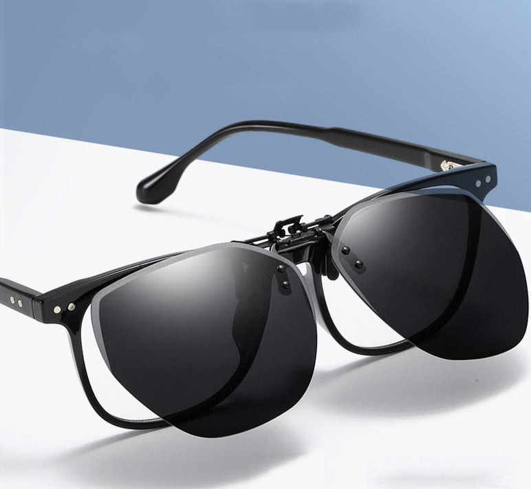 Men's Polarized Clip On Sunglasses