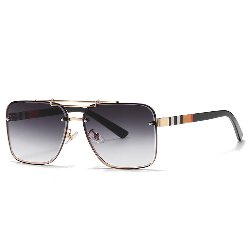 Punk Rimless Sunglasses