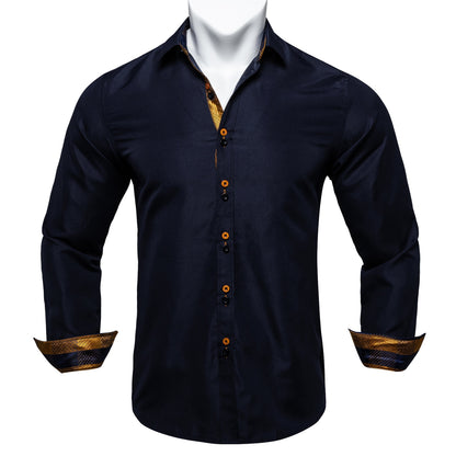 Solid Long Sleeve Dress Shirt