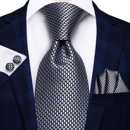 Plaid Silk Tie Set