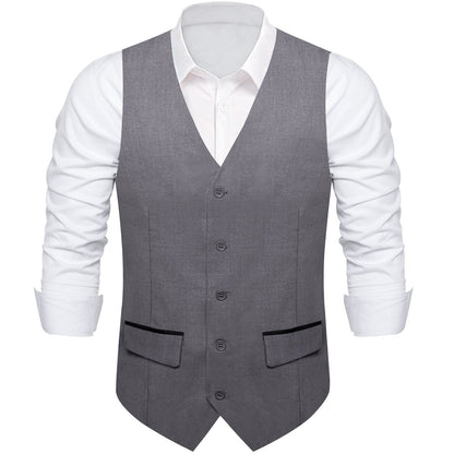 Slim Fit V-neck Vest