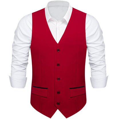 Slim Fit V-neck Vest