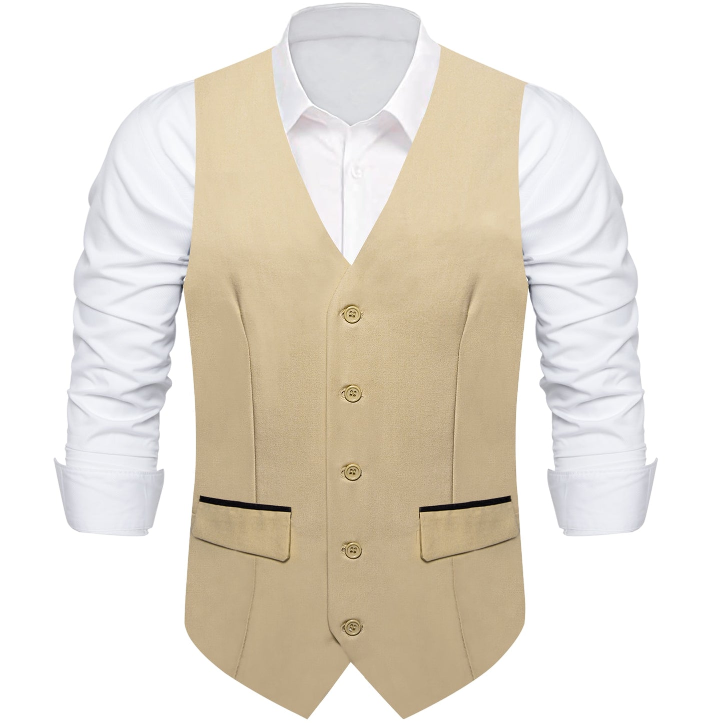 Slim Fit V-neck Vest