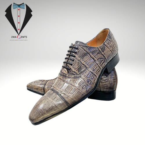 Italian Crocodile Pattern Shoes