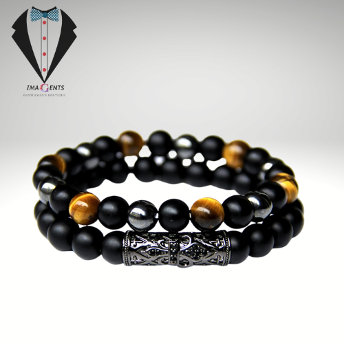 Tiger Eye Obsidian Bracelet