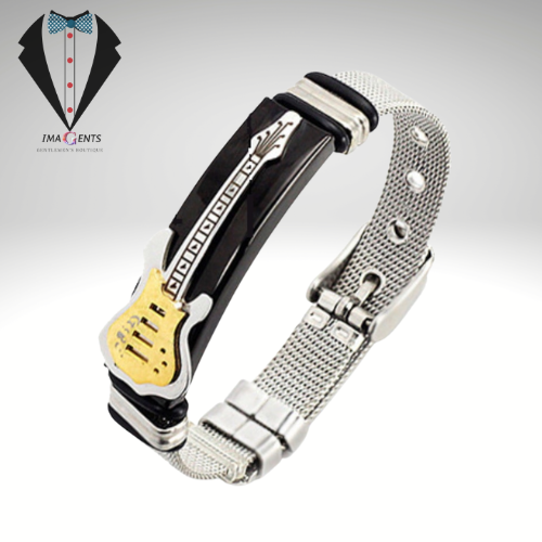 Stainless Steel Guitar Bracelet
