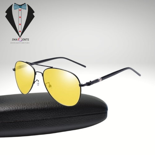 Black Pilot UV400 Sunglasses