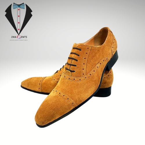 Oxford Lace up Sued Shoes