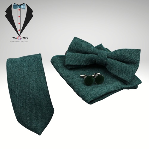 Fashion Solid Necktie Set