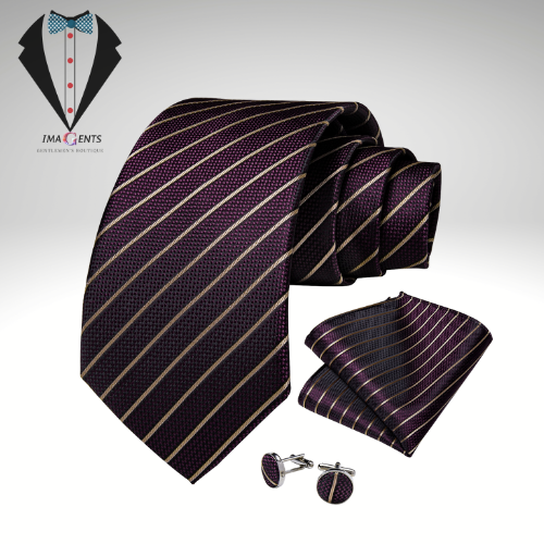 Striped Silk Ties Set