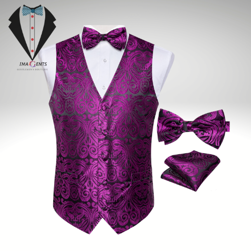 Mens Business Vest Set