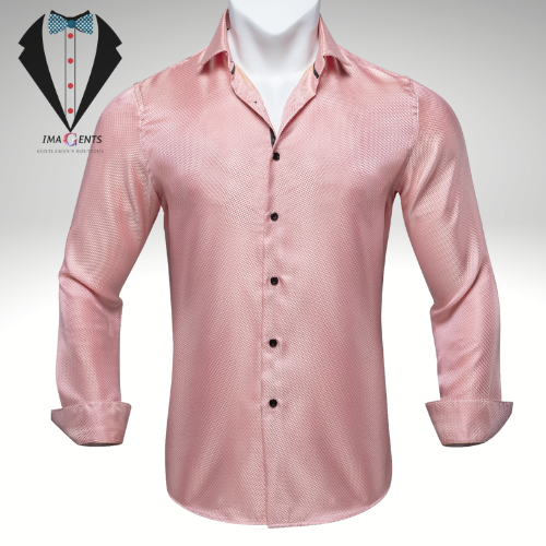 Mens Long Sleeve Paisley Dress Shirts