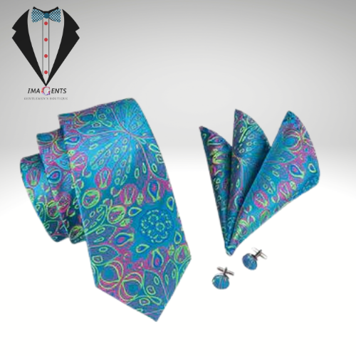 Blue Fashion Business Tie Set