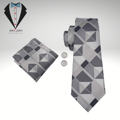 Grey Novelty Ties Set