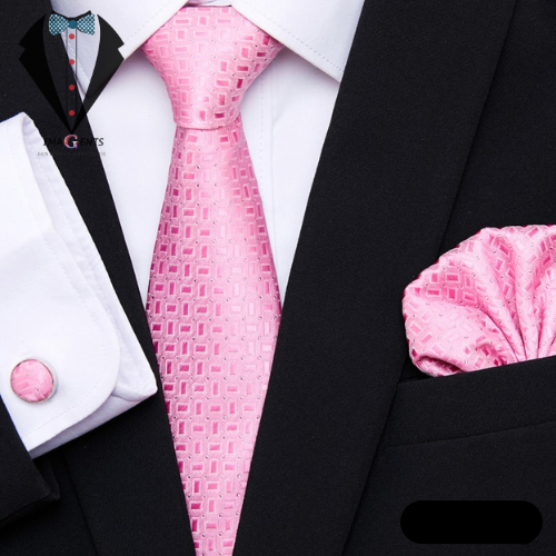 Silk Tie Hanky Cufflink Set