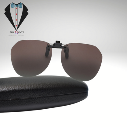 Men's Polarized Clip On Sunglasses