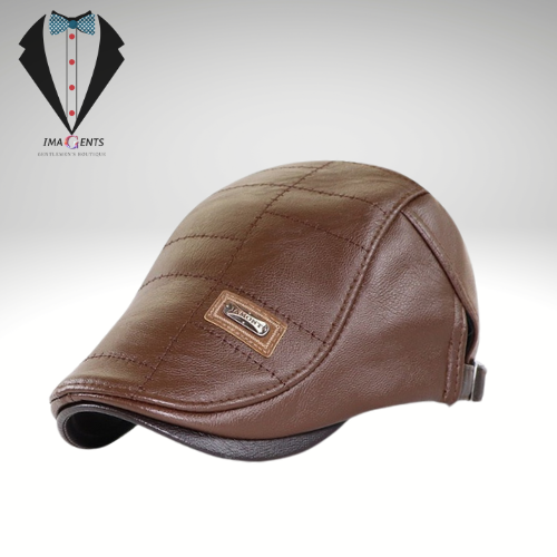 PU Leather Newsboy Hats